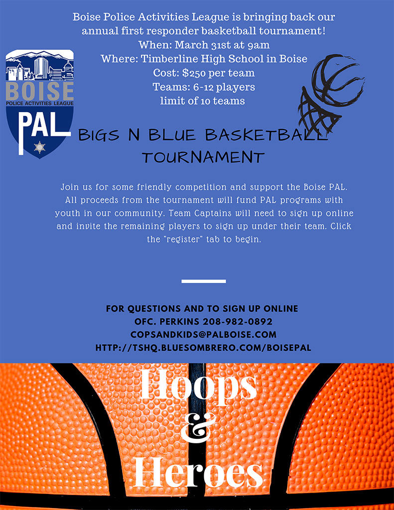 Bigs N Blue Tournament Flyer
